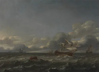 Men of War in a Stiff Breeze